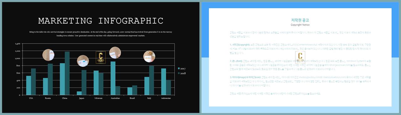 PPT자동차트 세로막대기형  고퀄리티 PPT양식 제작 상세보기