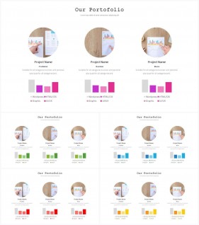 PPT자동차트 세로막대형  프레젠테이션 PPT탬플릿 만들기