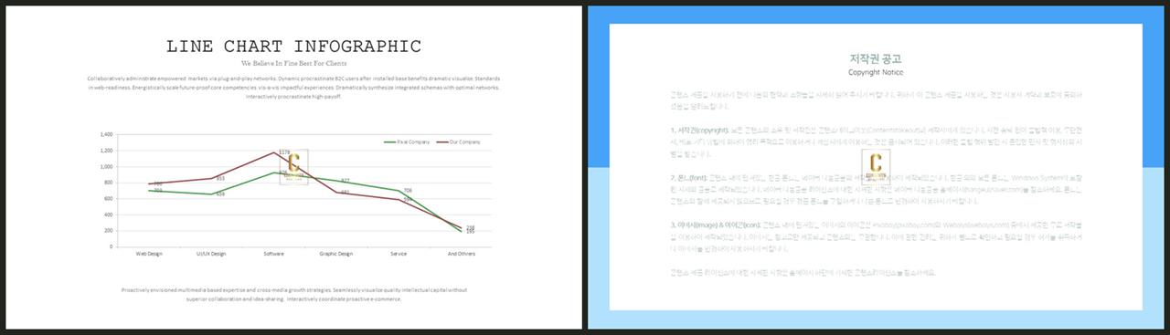 PPT자동차트 꺽은선형  다양한 주제에 어울리는 파워포인트양식 다운로드 상세보기