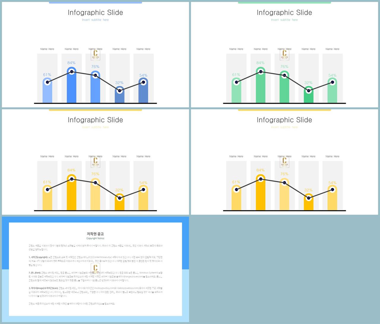 PPT자동차트 꺽은선형  매력적인 POWERPOINT샘플 디자인 상세보기