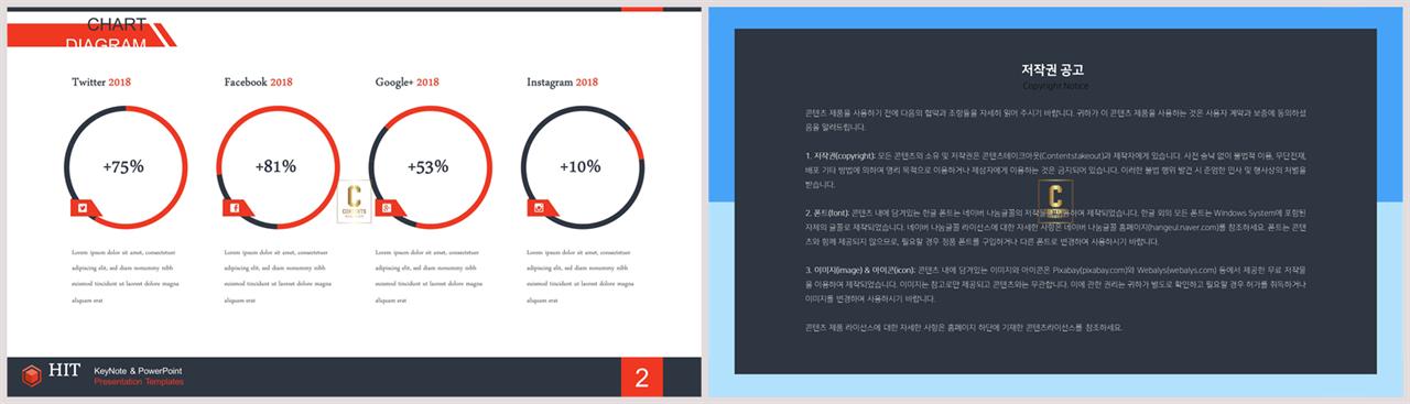 PPT자동차트 선버스트형  매력적인 파워포인트배경 다운 상세보기