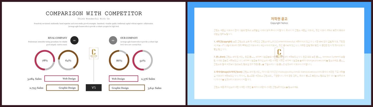 PPT자동차트 환상형  시선을 사로잡는 POWERPOINT서식 제작 상세보기