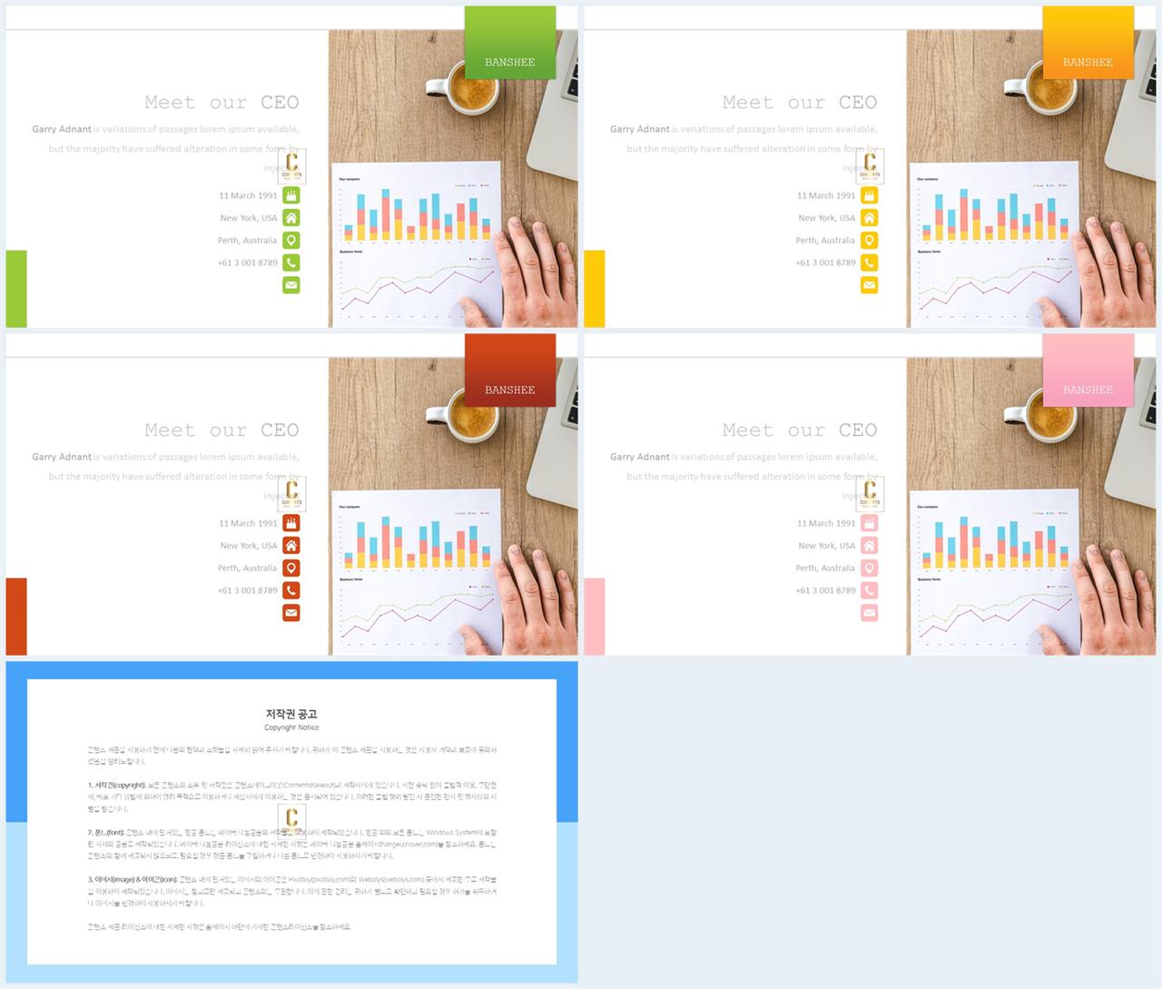 PPT다이어그램 세로 배치형  발표용 POWERPOINT양식 사이트 상세보기