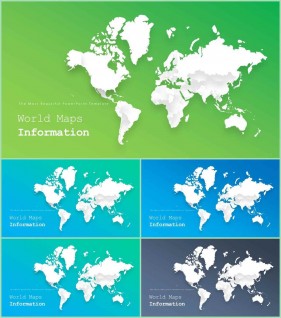 PPT인포그래픽 세계지도형  고퀄리티 피피티테마 사이트