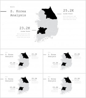 PPT인포그래픽 지도맵  프레젠테이션 피피티샘플 디자인