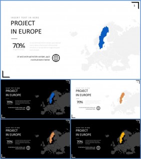 PPT인포그래픽 지도  발표용 피피티배경 다운로드