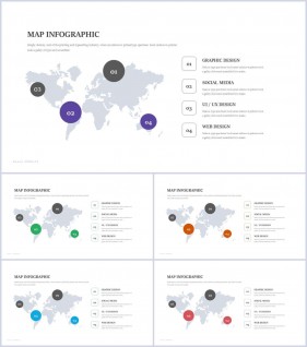 PPT인포그래픽 지도  시선을 사로잡는 POWERPOINT서식 디자인